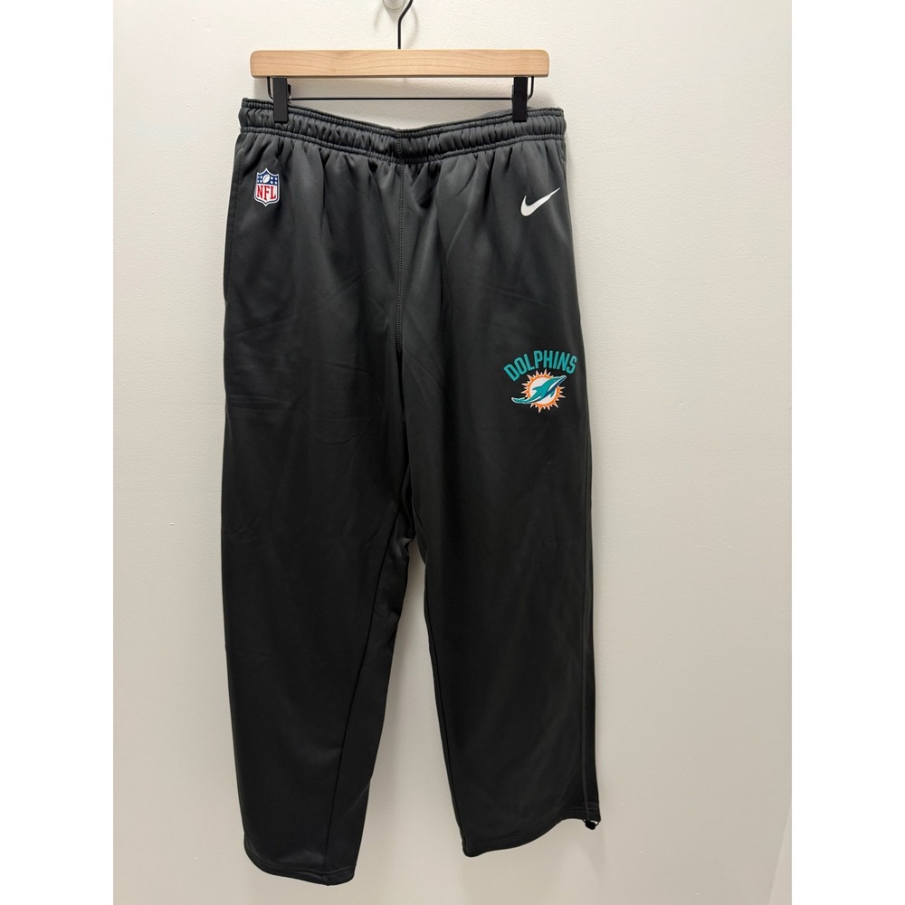 Nike Miami Dolphins NFL Therma-FIT Grey Sweatpants Mens XL 746261-060